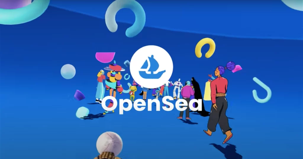Opensea platformunun logosu